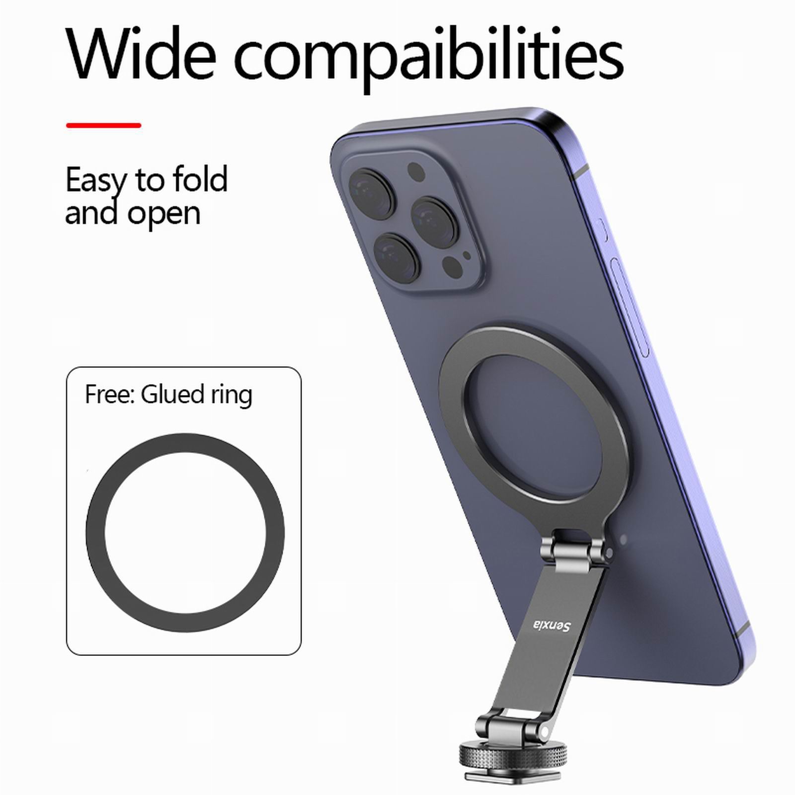 Document Holder Monitor - Magnetic Magsafe Phone Holder W/ Cold