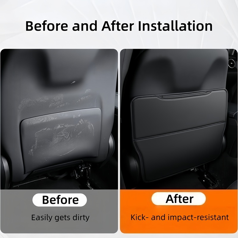 Car Anti-kick Pad Interior Pu  - огляд і ціна Surge Protector Rack